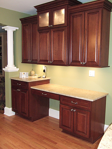 Kitchen remodeling desk full